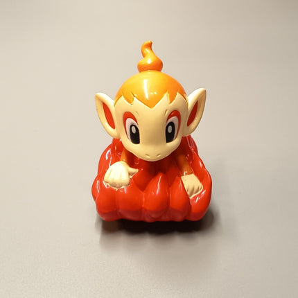 Pokemon Chimchar Choro Q Pull Back Car 1.5" Mini Figure – Gift (Pre-Owned)