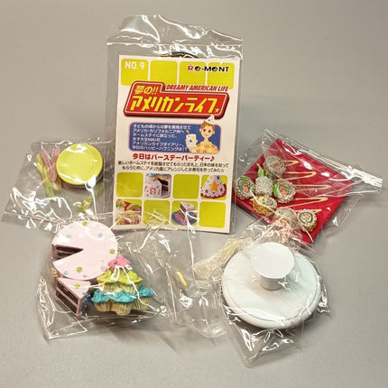 Re-Ment Dreamy American #9 Birthday Cake Sushi Roll – 1/6 Food (Sealed)