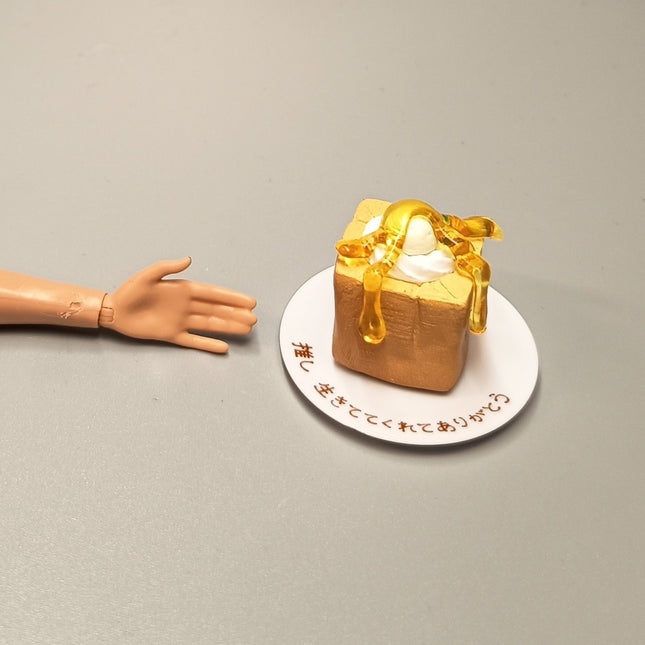 Re-Ment Miniature French Toast with Honey Syrup – Breakfast Set (Pre-Owned)