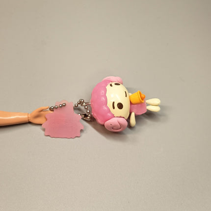 MoriChak Podolly Mei Mei Sheep Gloomy Bear – 1.5" Keychain (Japan, Pre-Owned)