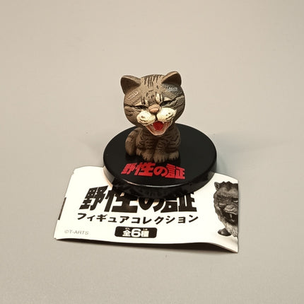 Roaring Kitty Cat 1.5" Mini Figure – Takara Tomy Arts Wild-Proof (Pre-Owned)