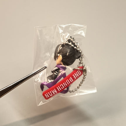 One Punch Man Speed-o'-Sound Sonic 1.5" Keychain – Anime Mini Figure (Pre-Owned)