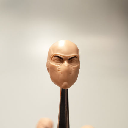 Mezco One:12 GI Joe Storm Shadow Head Sculpt – Unpainted Lot of 3 (Pre-Owned)