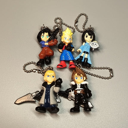 Final Fantasy VIII FF8 Chibi Figure KEYCHAIN Lot of 5 Bandai Rinoa Zell Dincht