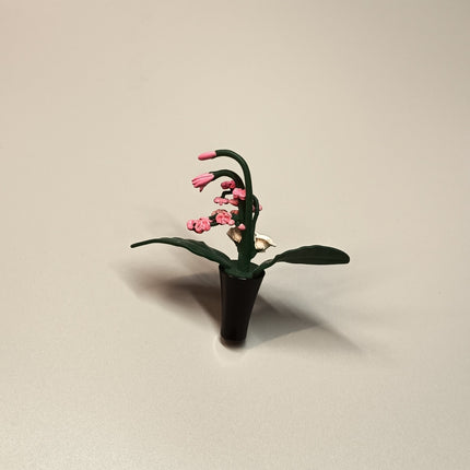 Re-Ment Miniature Orchid Plant 2.5" – Dollhouse Décor (Pre-Owned)