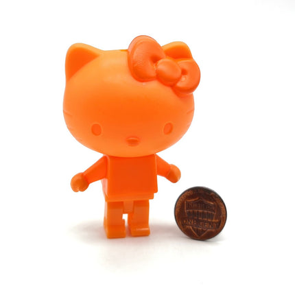 Sanrio Hello Kitty Orange Brick Kitty 3" McDonald's Figure (2006, Pre-Owned)