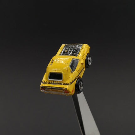 Vintage Micro Machines 1971 Plymouth Barracuda – 1986 Galoob Yellow Black Stripe (Pre-Owned)