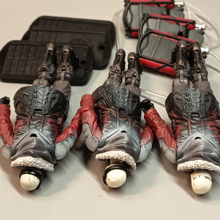 GI Joe Arctic Destro V26 Black Eyes & Cobra Vest – 4" Figure Lot of 3 (2010, Rare, Pre-Owned)