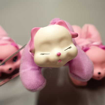 Puppy Surprise Pink Baby Dogs 3.5" Mini Plush – Lot of 3 (Pre-Owned)