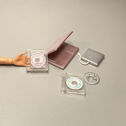 Re-Ment Miniature Pink Laptop with CD-ROM & Disc – Tech Mini (Pre-Owned)