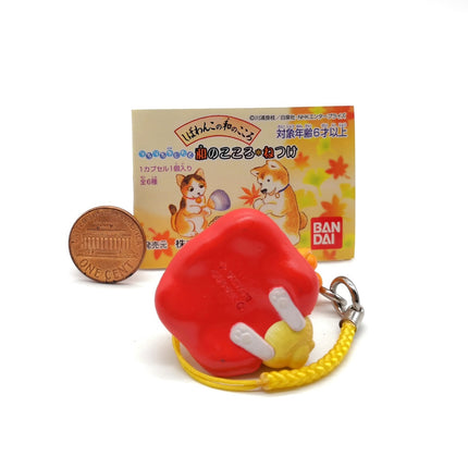 Shiba Inu Winter Time 1.5" Mini Figure Charm – Bandai (Pre-Owned)