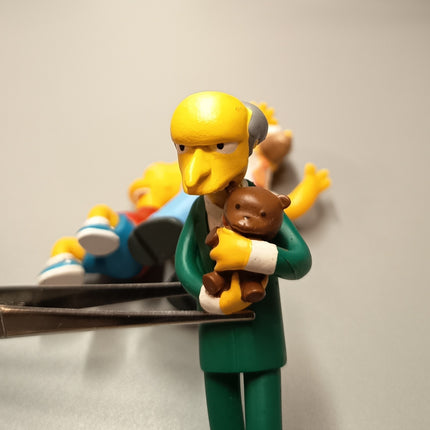 The Simpsons BART HOMER MR BURN TEDDY Greetings From Springfield 3" Mini Figure