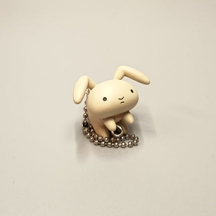 Bandai Crayon Shin Chan Rabbit 1" Charm – Mini Figure Keychain (Pre-Owned)