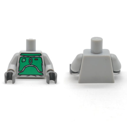 LEGO Star Wars Mandalorian Boba Fett Torso – Bluish Gray sw0002 (Pre-Owned)