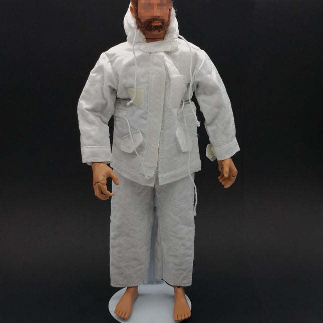 1/6 Scale Male Winter White Snow Skiing Jacket & Pants – for 12" Figure (Pre-Owned)