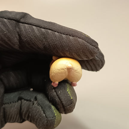 Miniature Hamster Shy Embarrass – 1" Figure (Bandai Japan, Pre-Owned)