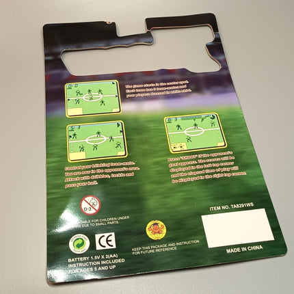Vintage 90s WORLD SOCCER Green Handheld Retro Game Toy TESTED WORK
