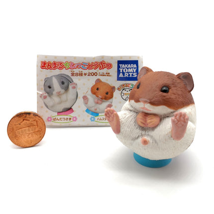 Brown Wobbly Hamster 1.5" Mini Figure – Takara Tomy (Pre-Owned)