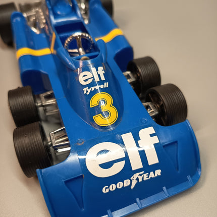 Vintage Champion Racer Tyrell P34 Blue – Plastic Friction Toy Car (Pre-Owned)