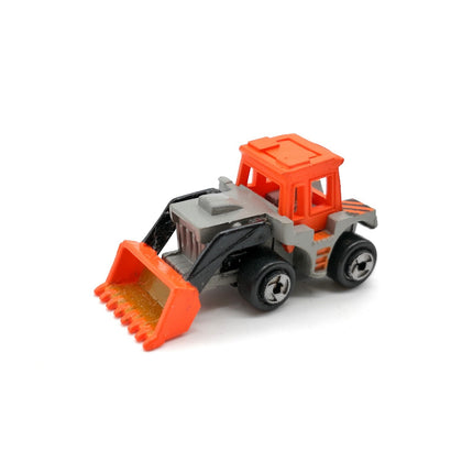 Micro Machines Tractor w Shovel Orange – Galoob Construction Car (Vintage, Pre-Owned)
