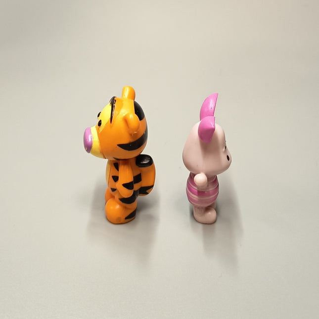 Winnie the Pooh Tigger & Piglet – 1.75" Cake Topper Figures (Pre-Owned)