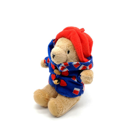 Paddington Bear in Blue Pattern Coat – 4" Plush (2010, Pre-Owned)