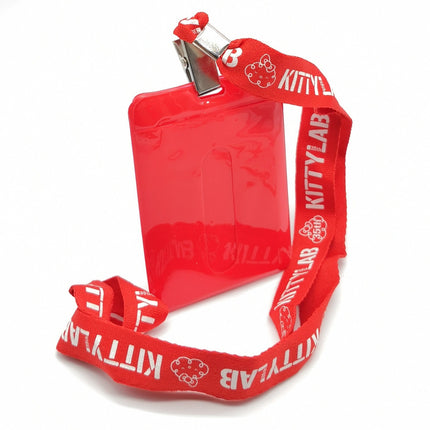 Sanrio Hello Kitty Kitty Lab Red Lanyard – 35th Anniversary (2009, Pre-Owned)