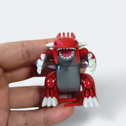 Pokemon Groudon 2.5" Wind Up Walking Figure – Yujin (Rare, Pre-Owned)