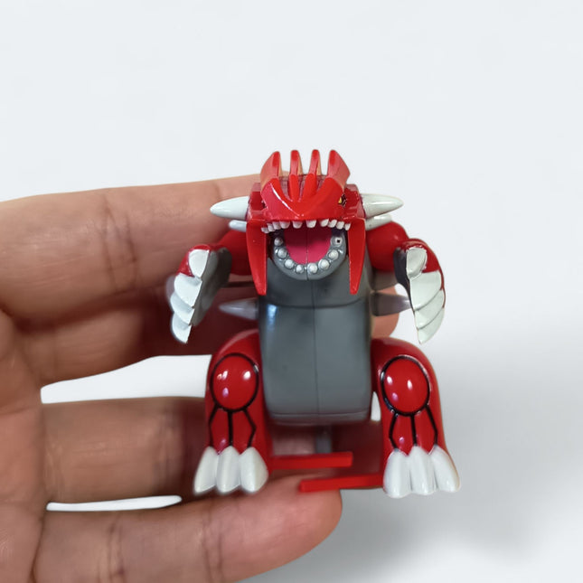 Pokemon Groudon 2.5" Wind Up Walking Figure – Yujin (Rare, Pre-Owned)
