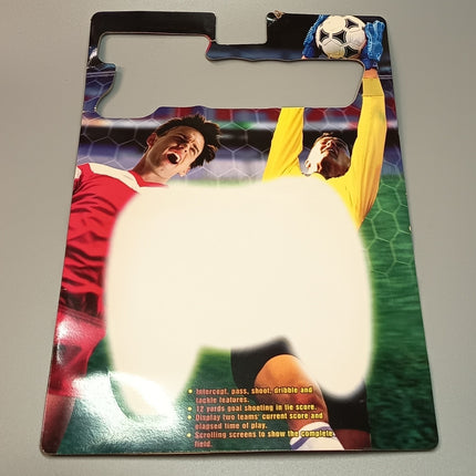 Vintage 90s WORLD SOCCER Green Handheld Retro Game Toy TESTED WORK