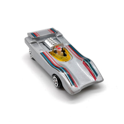 Vintage Summer Motor Force Hi-Tailer Silver Racer – Diecast Race Car (Pre-Owned)