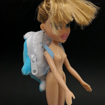 Blue Plush Dolphin Backpack Bag – Bratz Doll Fashion Accessory (Pre-Owned)
