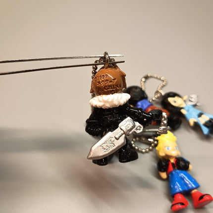 Final Fantasy VIII FF8 Chibi Figure KEYCHAIN Lot of 5 Bandai Rinoa Zell Dincht