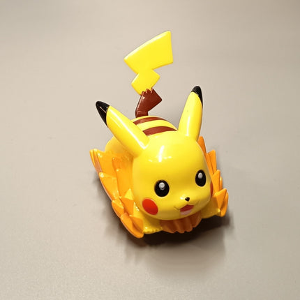 Pokemon Pikachu Choro Q Pull Back Car 1.5" Mini Figure – Takara (Pre-Owned)