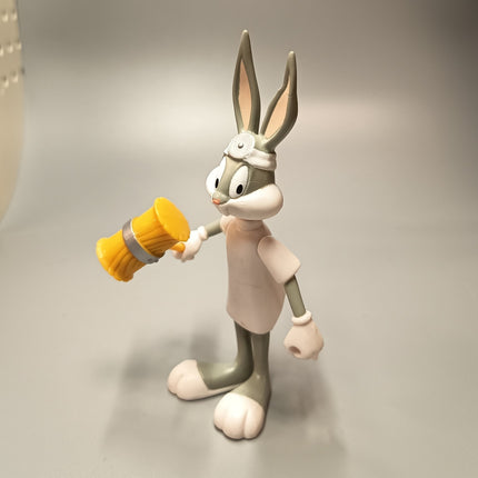 Looney Tunes BUGS BUNNY as DR DEVIL w HAMMER 5" Mini Figure PVC 1997 Toy