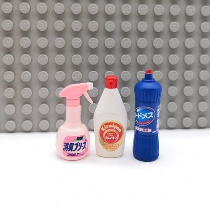 Re-Ment Miniature Detergent & Cleaning Supplies – Lot of 3 (Pre-Owned)