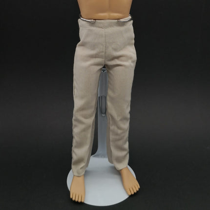 1/6 Scale Male Beige Casual Linen Pants Trouser – for 12" Figure (Pre-Owned)