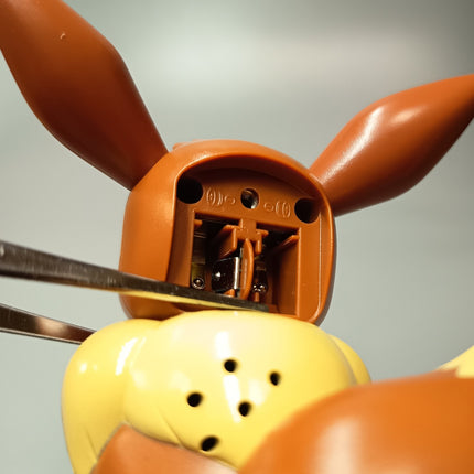 TOMY Pokemon Talking Eevee 3.5" Mini Figure – Tested & Works (Japan, Pre-Owned)