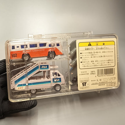 ANA Japan Nippon Airline Toy Plane & Airport Set – Miniature (New)