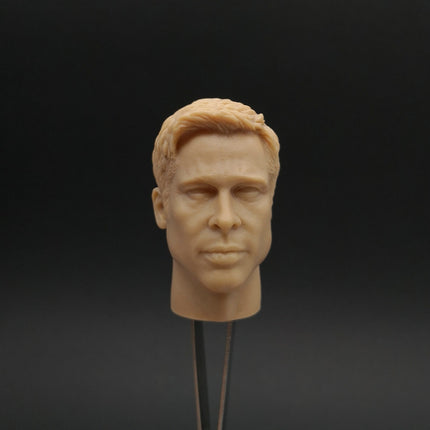 1/6 Scale Male Unpainted Head Sculpt – Brad Pitt Model (Pre-Owned)