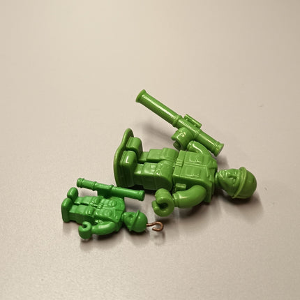 Toy Story Green Army Man – Lot of 2 Mini Figures (Takara Tomy, Pre-Owned)