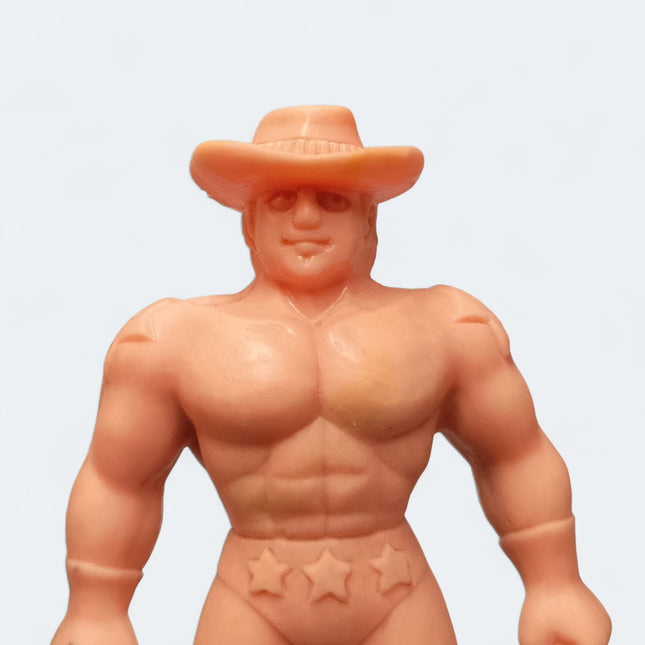 Kinnikuman TERRYMAN Cowboy Hat 3.5" Figure Keshi Muscle Rubber Toy Japan Rare