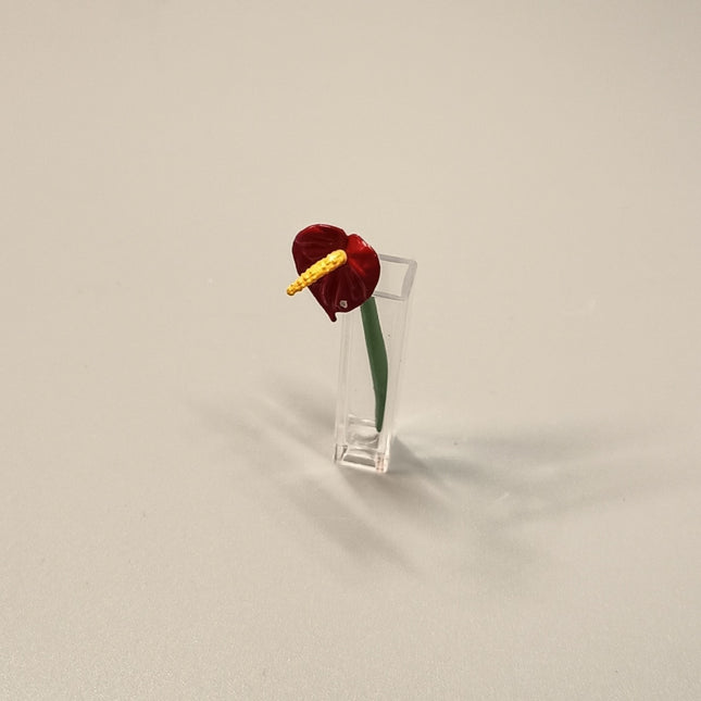Re-Ment Miniature Anthurium Flower with Vase 1.5" – Home Décor (Pre-Owned)