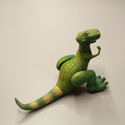 Toy Story Rex Dinosaur – 2" Buildable Cake Topper (Yujin, Pre-Owned)