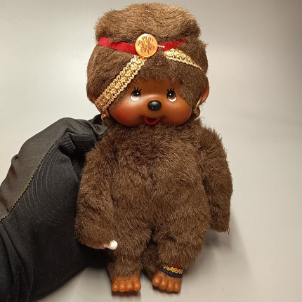 Monchhichi Tan Brown Skin Kenya Ver. 7" Plush with Earrings (Pre-Owned)