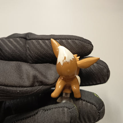 Pokemon Eevee 1.5" Mini Figure – Suction Cup Mascot (Korea, Pre-Owned)