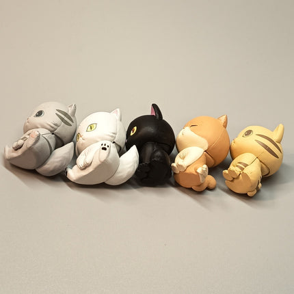 Kitty Cat Clips Lot of 5 – 1.5" Mini Figures Dollhouse & Stationery (Pre-Owned)