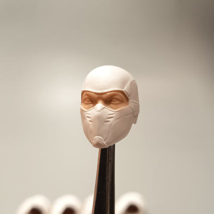 Mezco One:12 GI Joe Storm Shadow Head Sculpt – Partial Painted Lot of 9 (Pre-Owned)