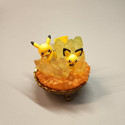 Re-ment Pokemon Gemstone Collection Pikachu Pichu 2.5" Figurine – (Pre-Owned)