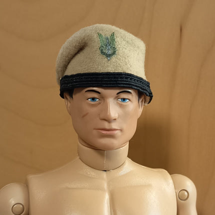 1/6 Scale Army Military Beige Beret Cap – for 12" Figure (Pre-Owned)